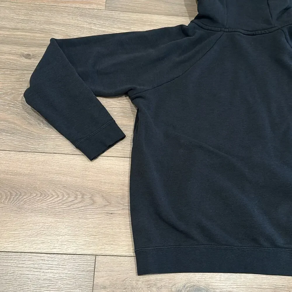 NIKE Black‎ Sportswear Club Fleece Pullover Hoodie Active Lounge Sweatshirt Sz M